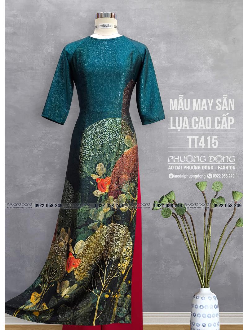 Áo Dài Truyền Thống Lụa Cao Cấp TT415